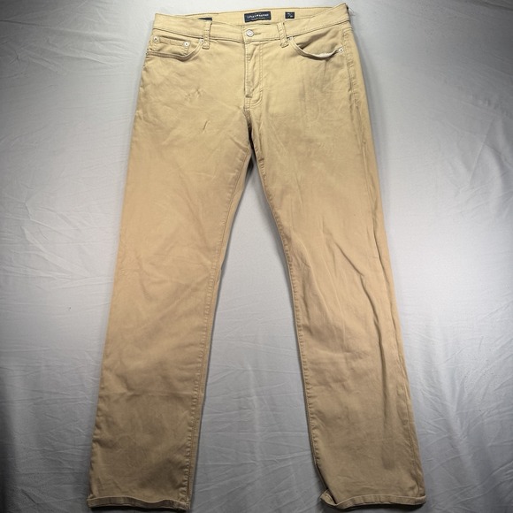 Lucky Brand Other - Lucky Brand Chino Pants Mens 32x32 Brown 363 Straight Leg Twill 5 Pocket